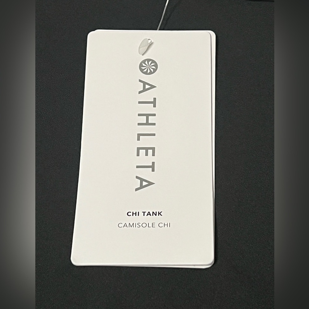 NWT Athleta Chi Tank | Black | Size Small - Picture 2 of 2